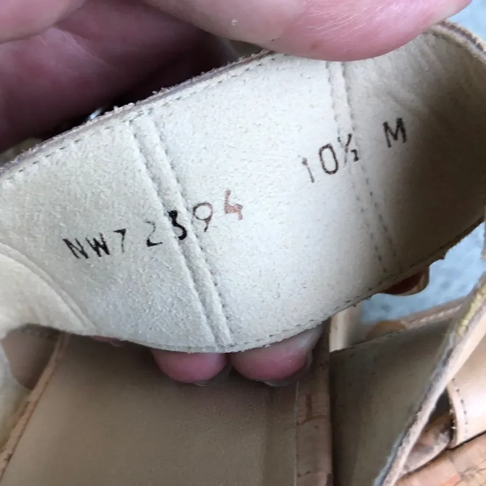 Stuart  Weitzman’s  cork heels